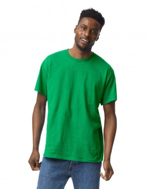 Antique Irish Green Gildan 5000 Men's T-Shirts | MCBS39182