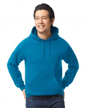 Antique Sapphire Gildan 18500 Hoodie Men's Sweatshirt | YHGI93170