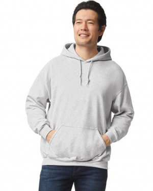 Ash Gildan 18500 Hoodie Men's Hoodie | UCKJ63791