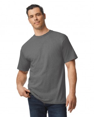 Charcoal Gildan 2000T Tall Men's T-Shirts | MTLG08729