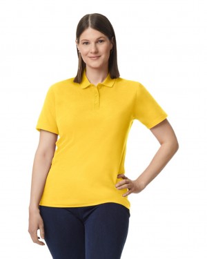 Daisy Gildan 64800L Pique Polo Women's Polo | DNGH31264