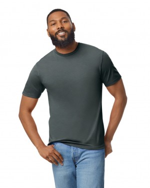 Dark Heather Gildan 980 Men's T-Shirts | MZTP50846