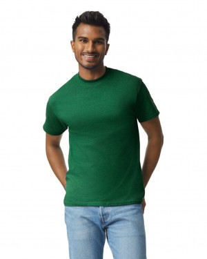 Forest Green Gildan 2000 Men's T-Shirts | URWM56087