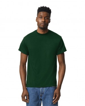 Forest Green Gildan 8000 Men's T-Shirts | FVYG14027