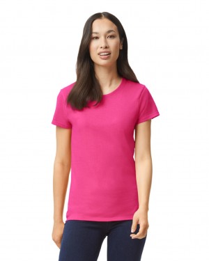 Heliconia Gildan 5000L Women's T-Shirts | JKWB24387