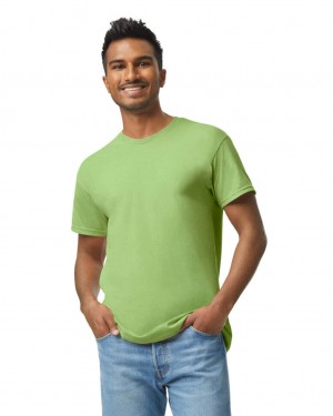 Kiwi Gildan 5000 Men's T-Shirts | ZNOK98613