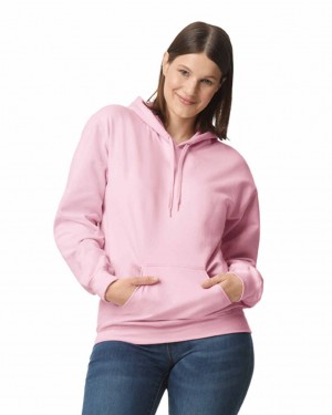 Light Pink Gildan SF500 Midweight Fleece Women's Hoodie | RDVS74219