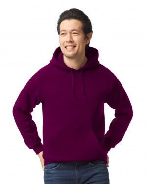 Maroon Gildan 18500 Hoodie Men's Hoodie | VCPT15097