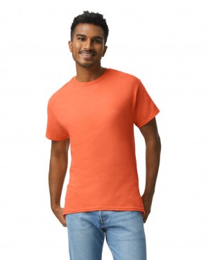 Orange Gildan 2000 Men's T-Shirts | TFLG29685