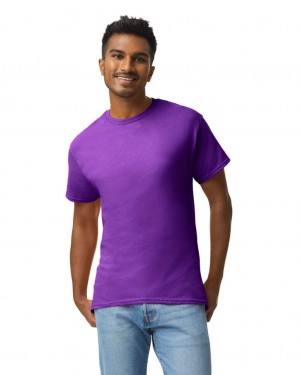 Purple Gildan 2000 Men's T-Shirts | ZJWO56487