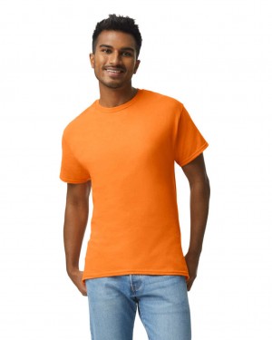 S Orange Gildan 2000 Men's T-Shirts | RHXI81906