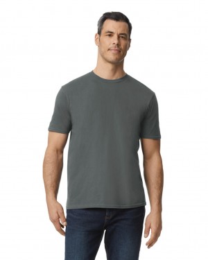 Storm Grey Gildan 980 Men's T-Shirts | FXBS34209