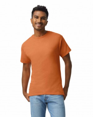 T. Orange Gildan 2000 Men's T-Shirts | ATVI87451