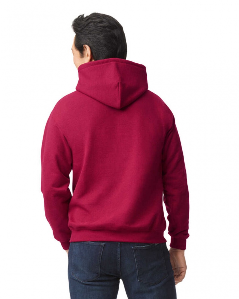 Antique Cherry Red Gildan 18500 Hoodie Men's Sweatshirt | WTPK53819