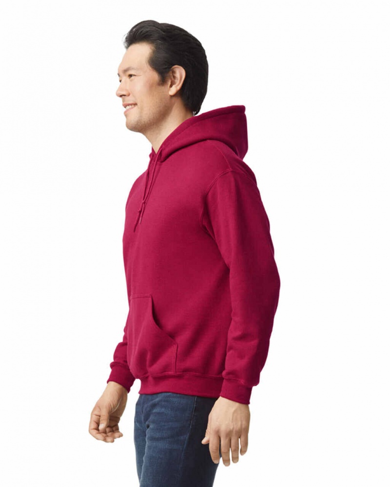 Antique Cherry Red Gildan 18500 Hoodie Men's Sweatshirt | WTPK53819