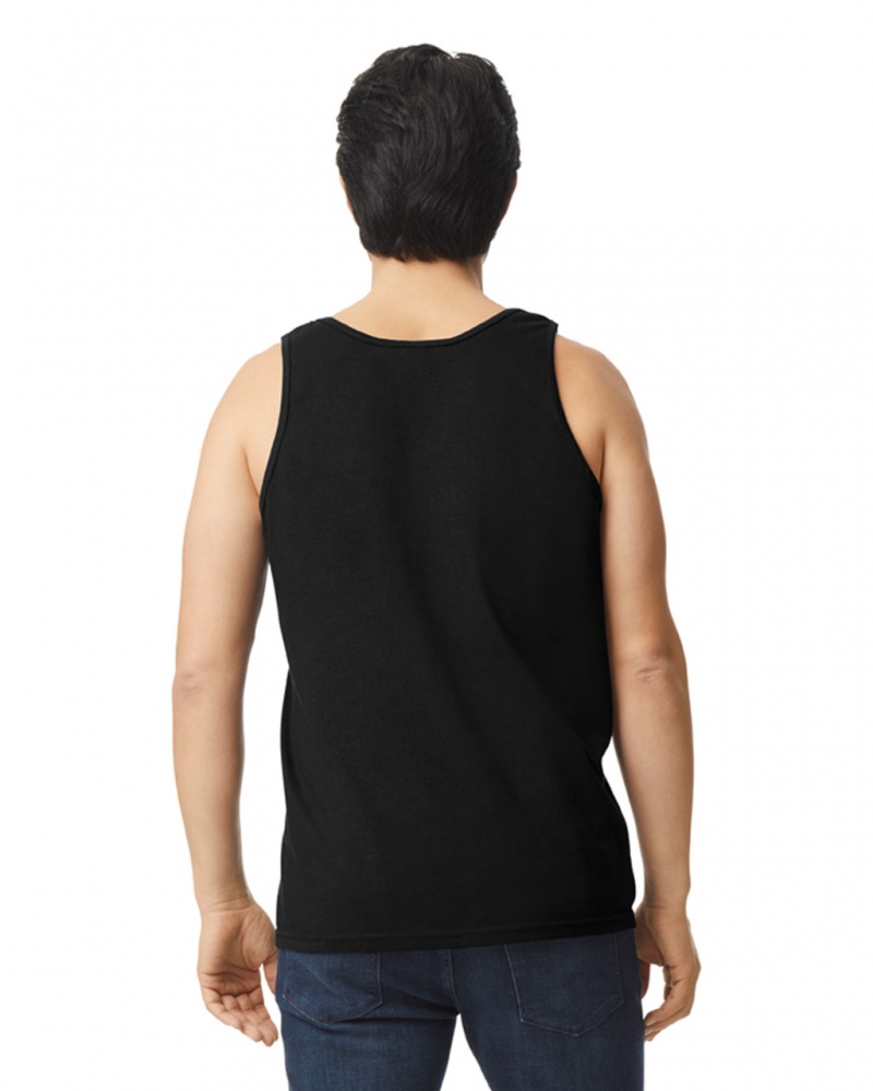 Black Gildan 2200 Men's Tanks | OVRB84275