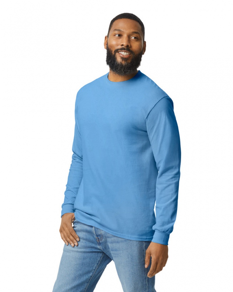 Carolina Blue Gildan 5400 Long Sleeve Men's T-Shirts | GWTB21970