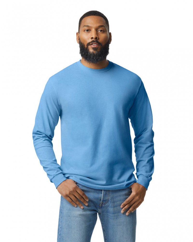 Carolina Blue Gildan 5400 Long Sleeve Men\'s T-Shirts | GWTB21970