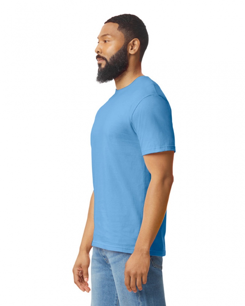 Carolina Blue Gildan 64000 Men's T-Shirts | WZBP18095