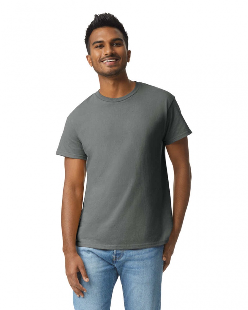 Charcoal Gildan 2000 Men\'s T-Shirts | RBLO62438