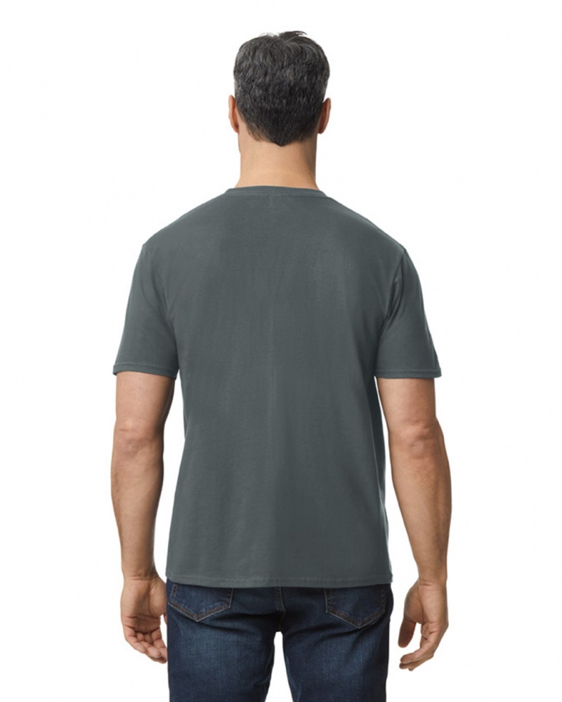 Charcoal Gildan 980 Men's T-Shirts | ZNCD25671