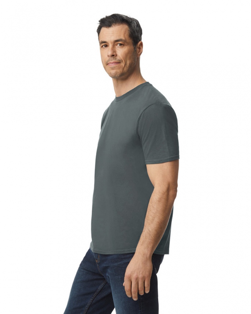 Charcoal Gildan 980 Men's T-Shirts | ZNCD25671