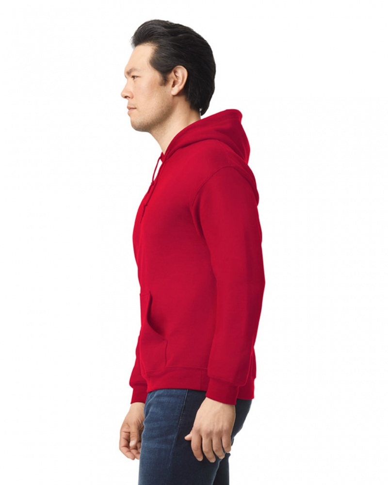 Cherry Red Gildan 18500 Hoodie Men's Hoodie | JSUI20167