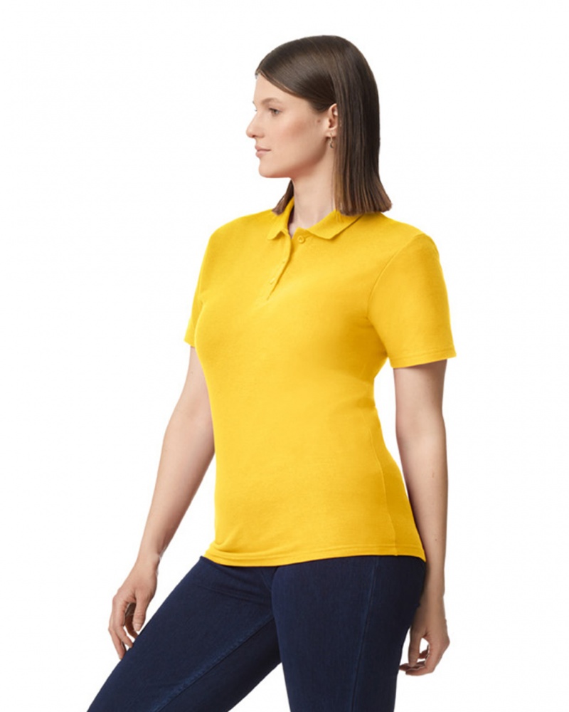 Daisy Gildan 64800L Pique Polo Women's Polo | DNGH31264