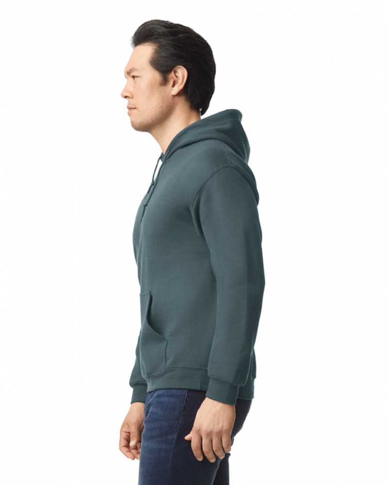 Dark Heather Gildan 18500 Hoodie Men's Hoodie | ATGS59823