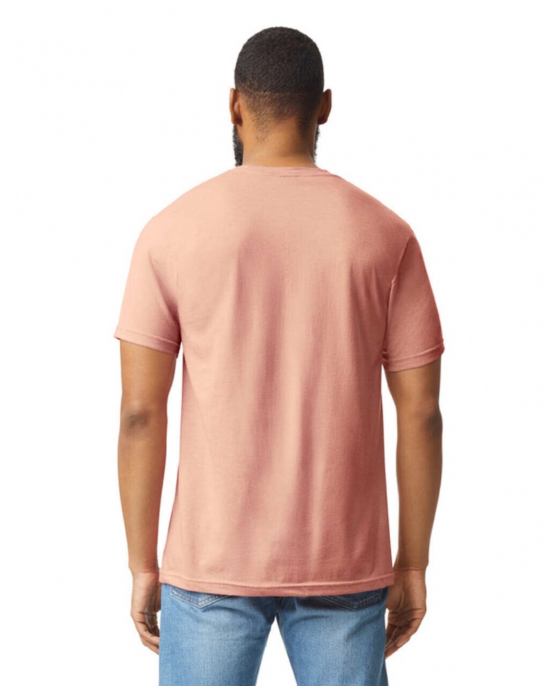 Dusty Rose Gildan 67000 CVC Men's T-Shirts | ZIPQ47695