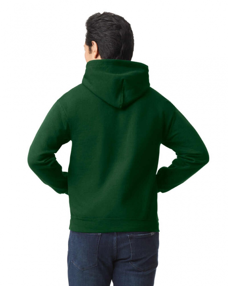 Forest Green Gildan 18500 Hoodie Men's Sweatshirt | EMRU68205