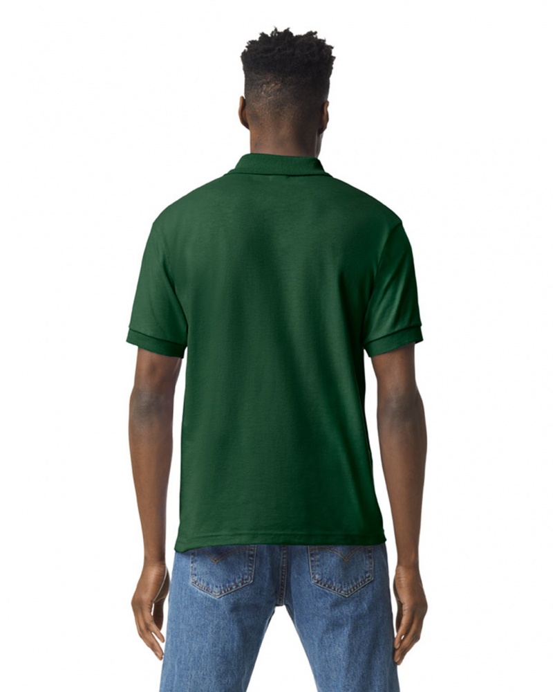 Forest Green Gildan 8800 Polo Men's Polo | OPST27350