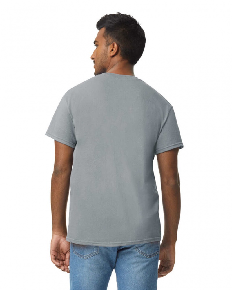 Gravel Gildan 5000 Men's T-Shirts | UIDV01256