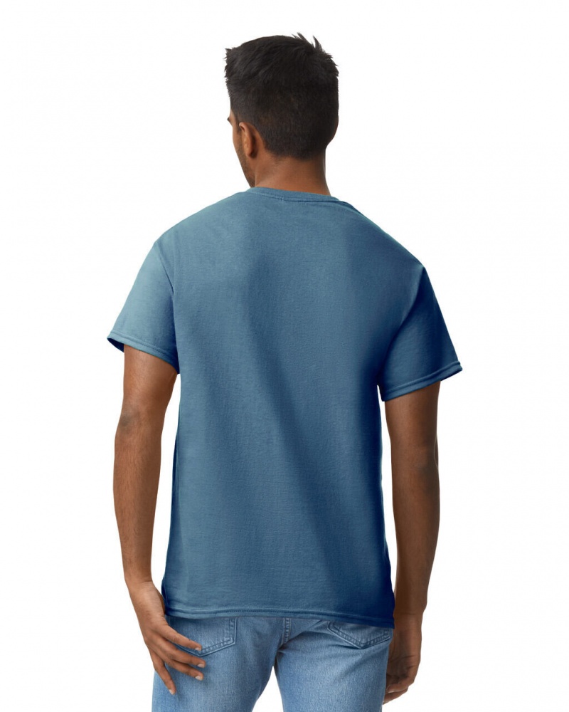 Heather Indigo Gildan 2000 Men's T-Shirts | BWCG06738