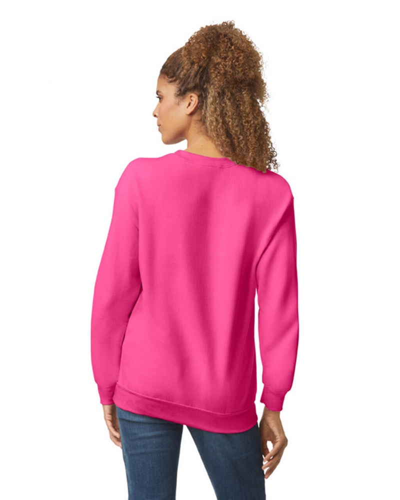 Heliconia Gildan 18000 Crewneck Women's Sweatshirt | XVPN41038