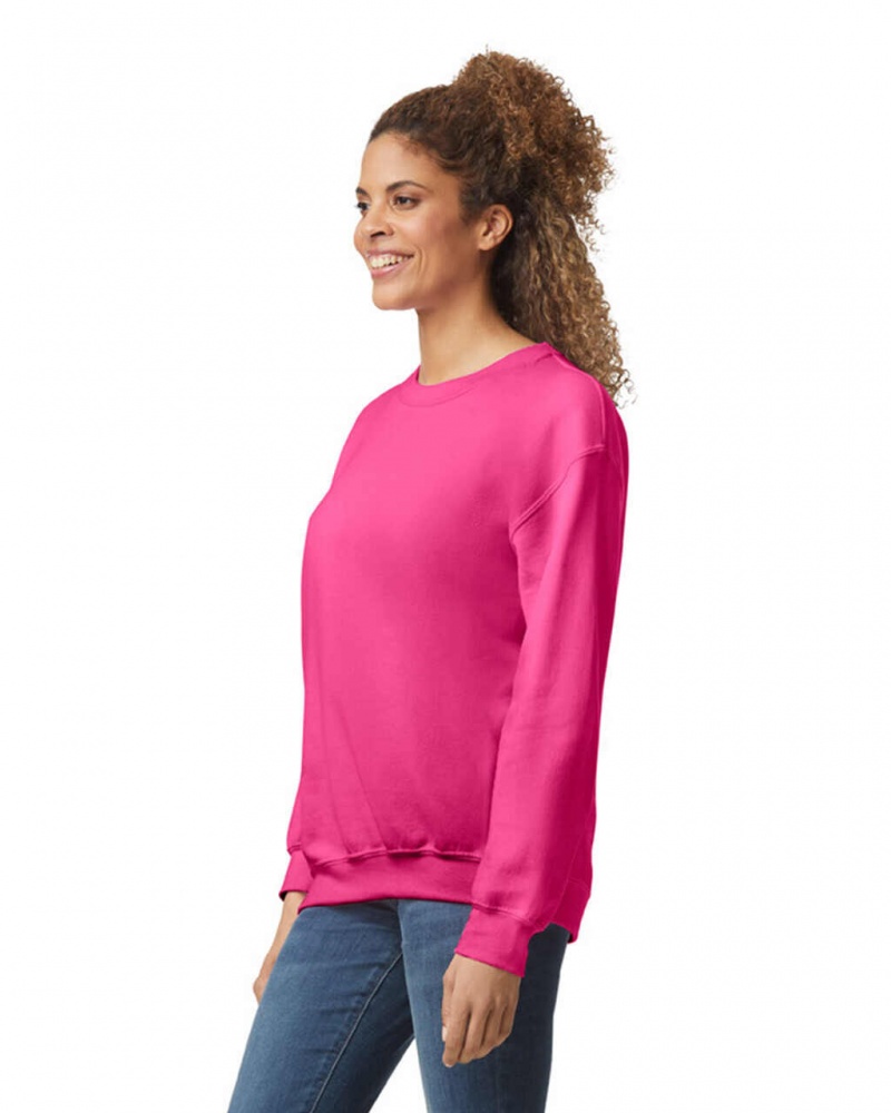 Heliconia Gildan 18000 Crewneck Women's Sweatshirt | XVPN41038