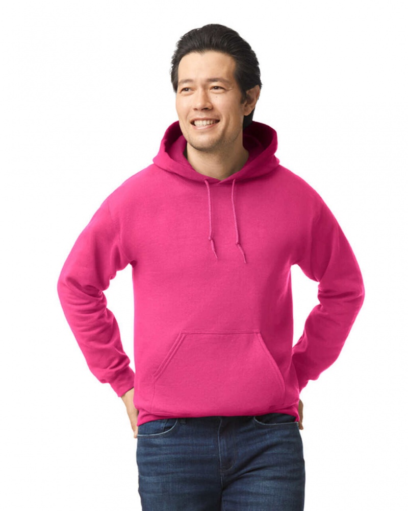 Heliconia Gildan 18500 Hoodie Men\'s Sweatshirt | UEKW36027