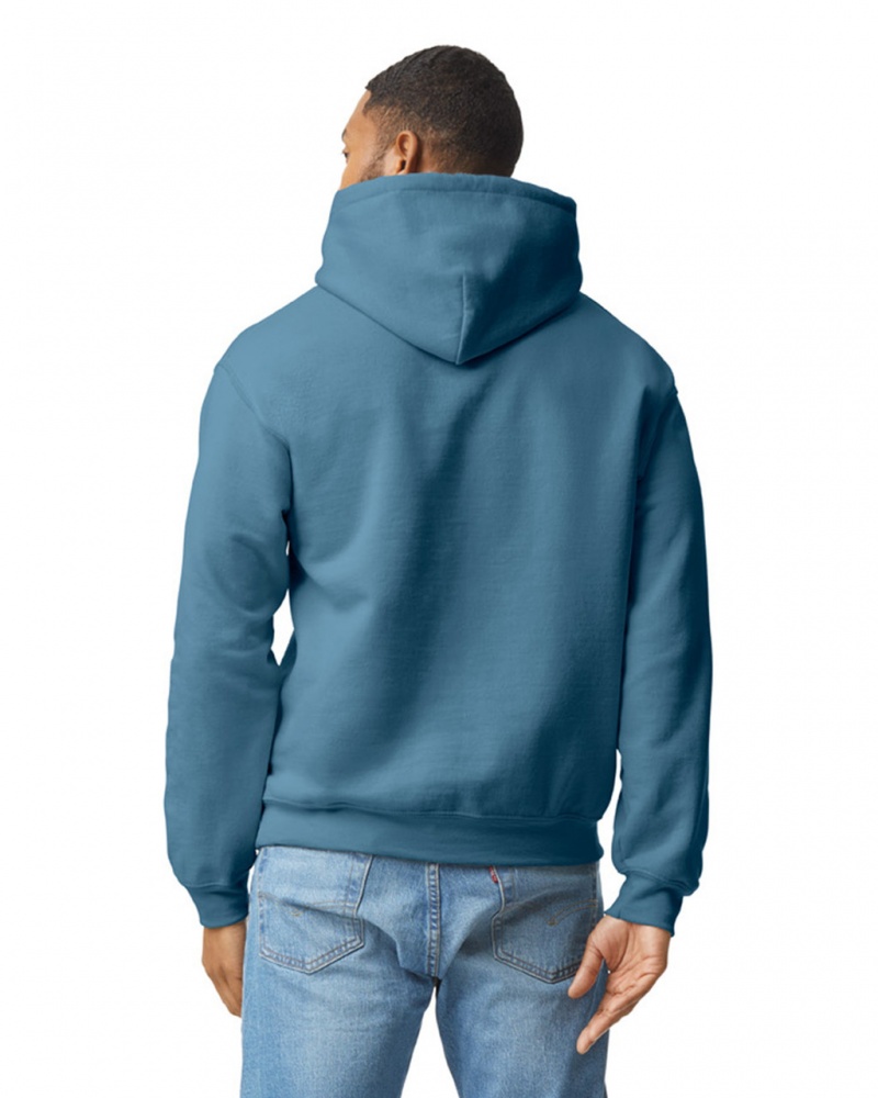 Indigo Blue Gildan 18500 Hoodie Men's Hoodie | VRCE69041