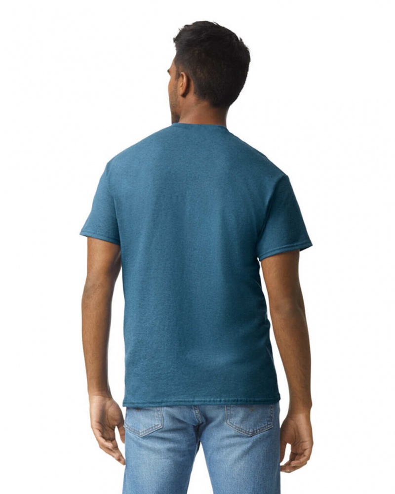 Indigo Blue Gildan 2000 Men's T-Shirts | SVYJ18097