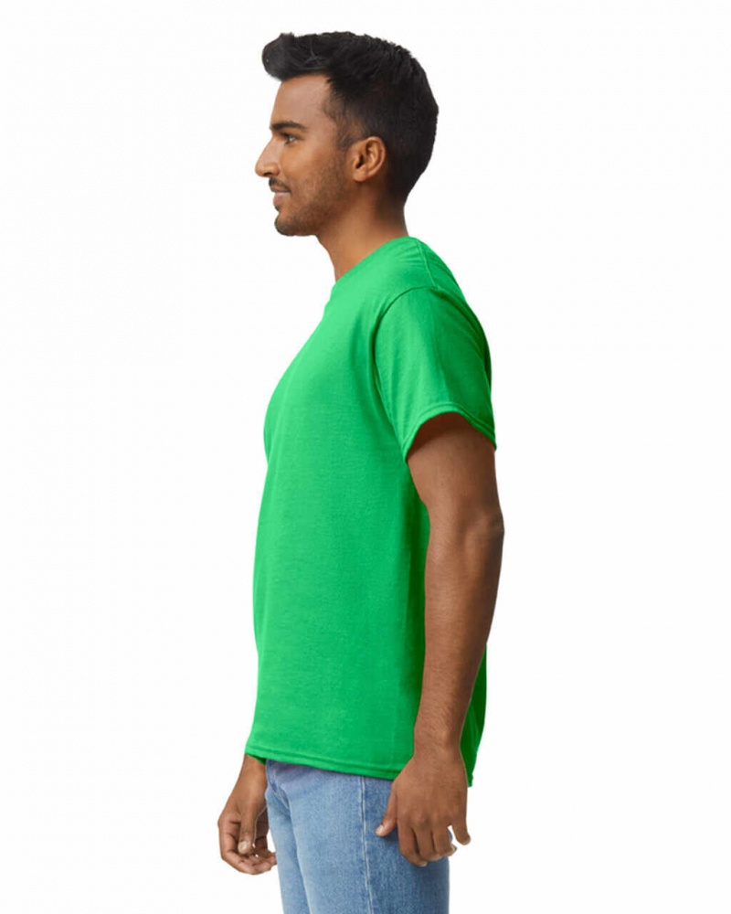 Iris Green Gildan 2000 Men's T-Shirts | EAOX10487