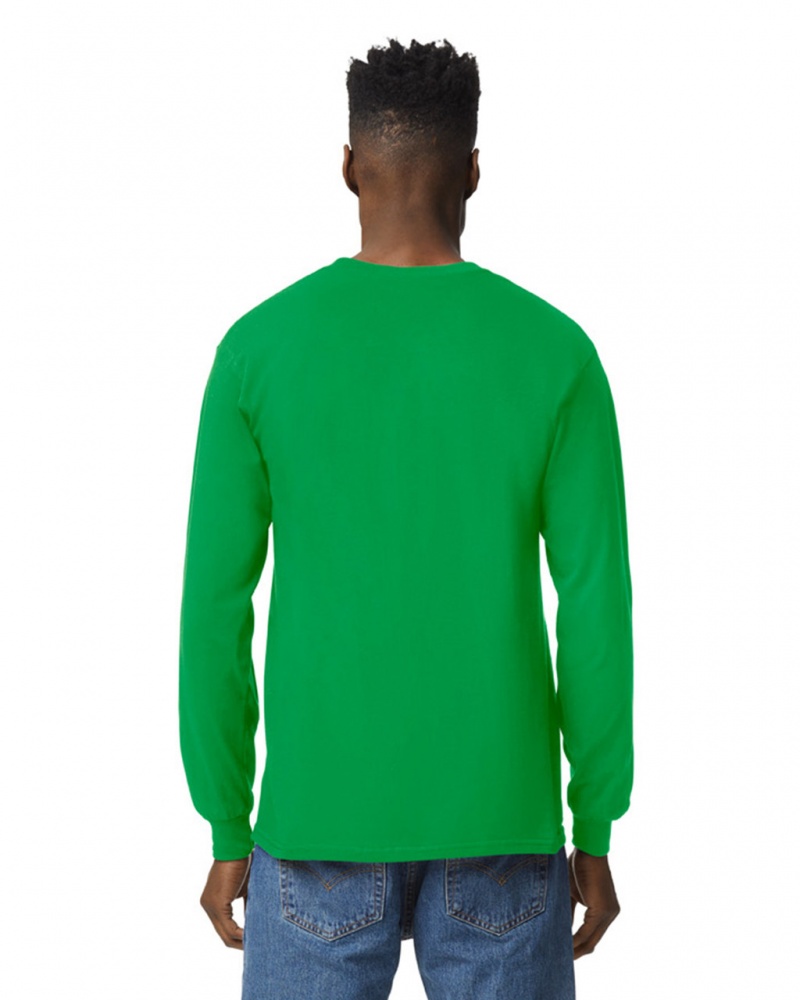 Irish Green Gildan 2400 Long Sleeve Men's T-Shirts | PUME07398