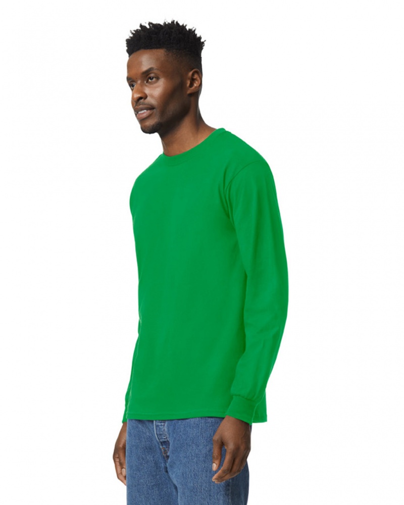 Irish Green Gildan 2400 Long Sleeve Men's T-Shirts | PUME07398