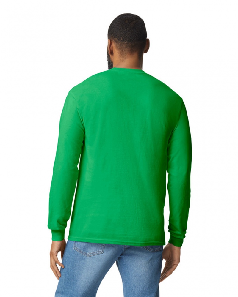 Irish Green Gildan 5400 Long Sleeve Men's T-Shirts | QOEW96742