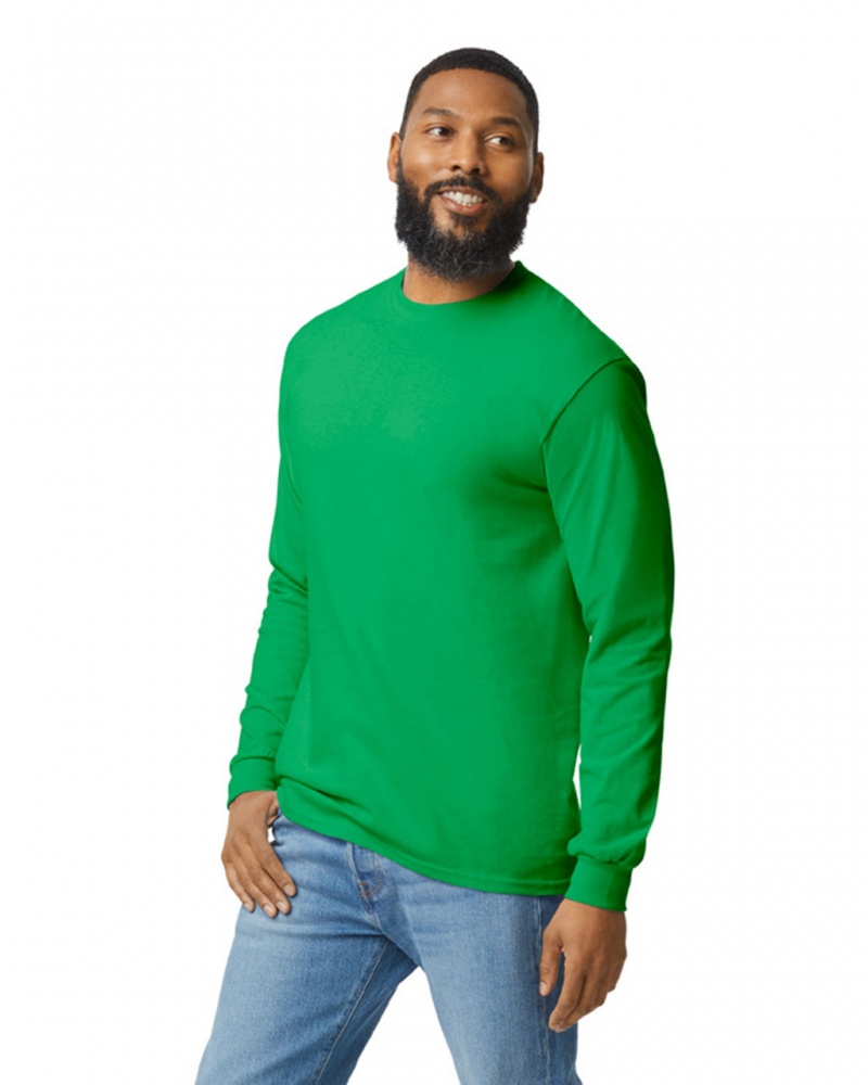 Irish Green Gildan 5400 Long Sleeve Men's T-Shirts | QOEW96742