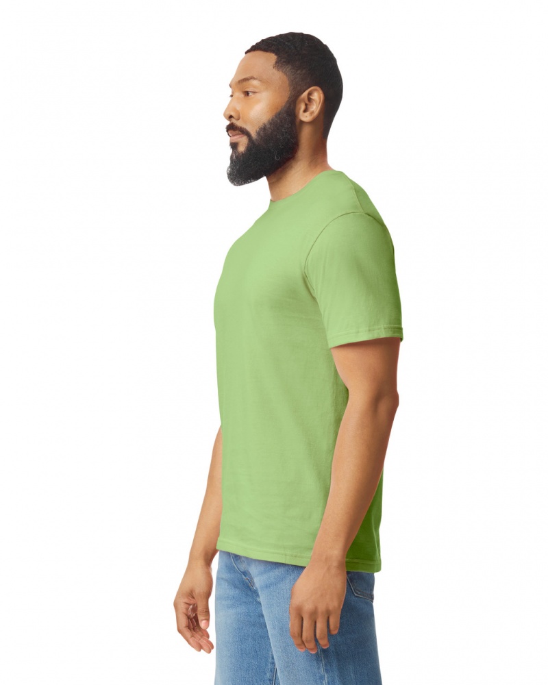 Kiwi Gildan 64000 Men's T-Shirts | LQPB47239