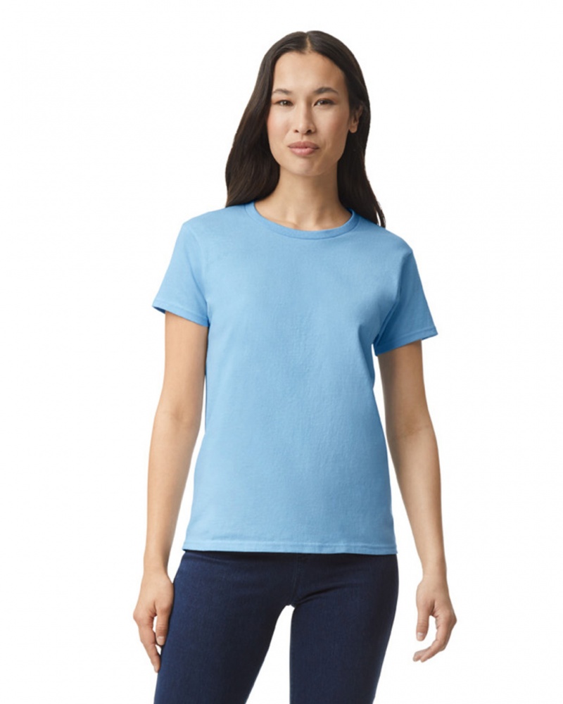 Light Blue Gildan 2000L Women's T-Shirts | QFGH86375