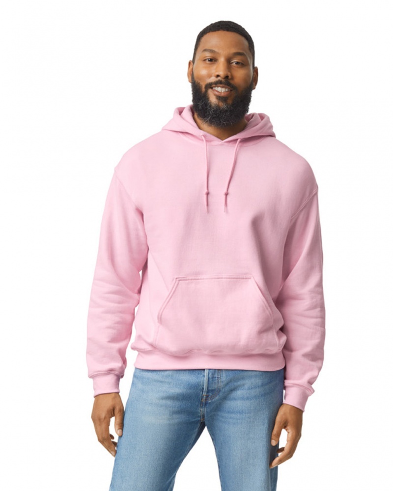 Light Pink Gildan 18500 Hoodie Men\'s Hoodie | MXNG06125