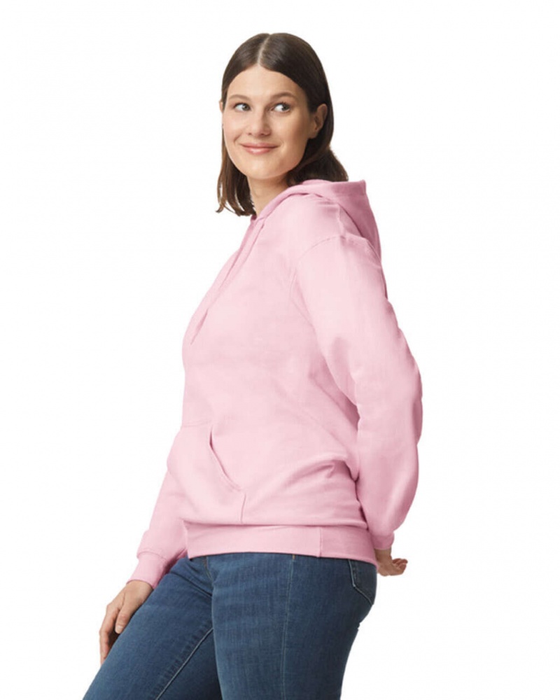 Light Pink Gildan SF500 Midweight Fleece Women's Hoodie | RDVS74219