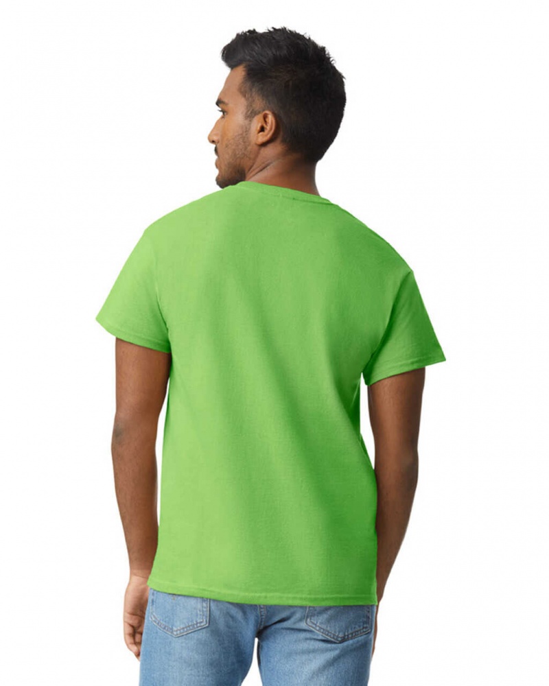 Lime Gildan 2000 Men's T-Shirts | XCKE37085