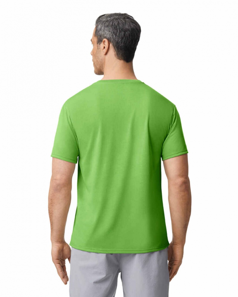 Lime Gildan 42000 Men's T-Shirts | MZHJ54017